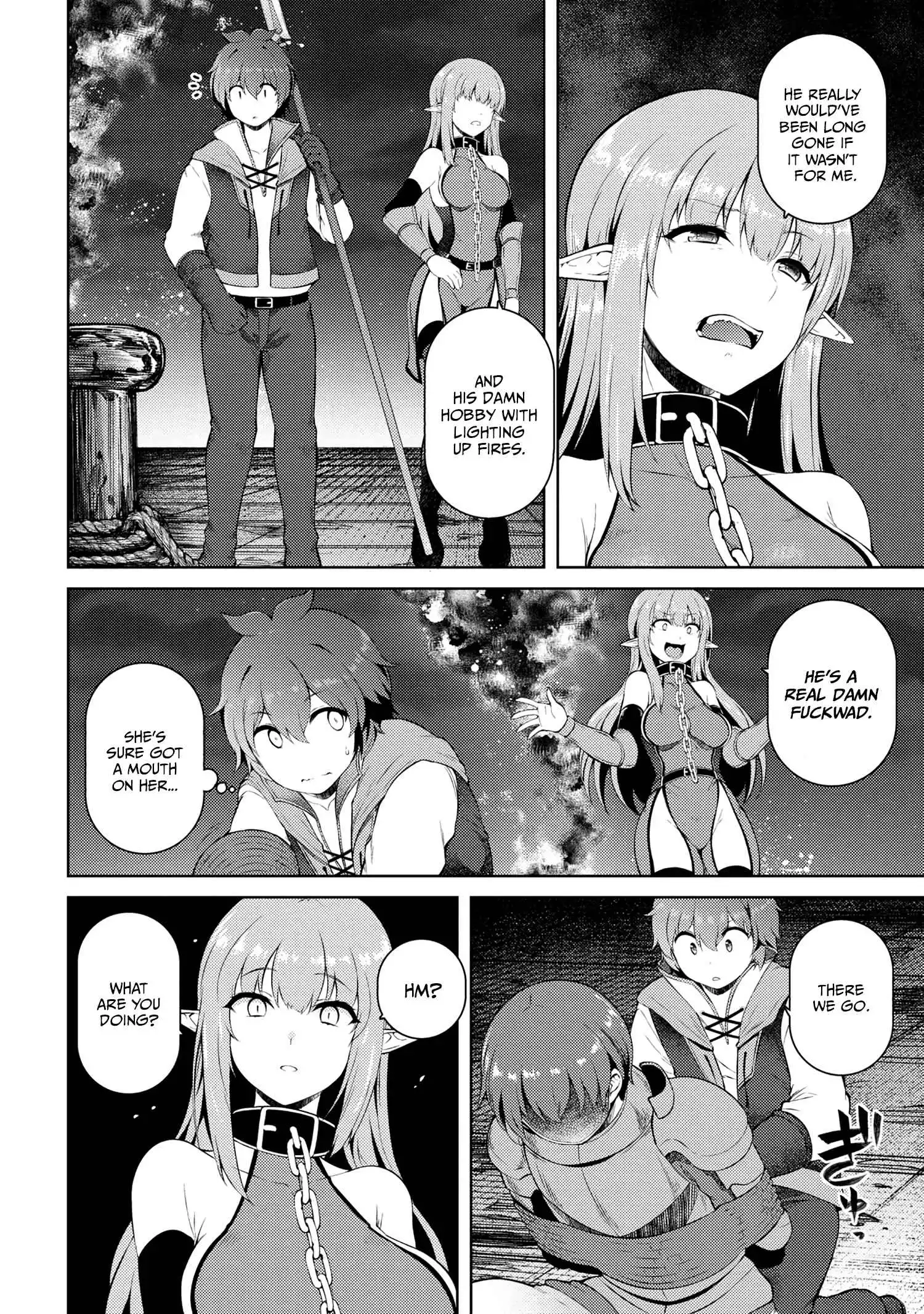 Ie ga Moete Jinsei Dou Demo Yoku Natta kara, Nokotta Nakenashi no Kin de Dark Elf no Dorei o Katta Chapter 14.2 14